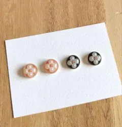 no.129 ハンドメイド レジン ピアス イヤリング