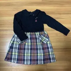 ファミリア　fdash ワンピース　女児100cm