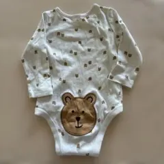 Baby Gapクマ柄 ロンパース 70cm クマちゃん