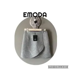未使用タグ付　新品 EMODA ミニスカート グレー系 Sのサムネイル