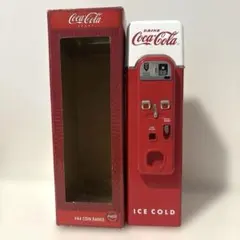 Coca-Cola V44 貯金箱 レトロ(箱付き)