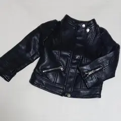 104　ZARA　合皮ライダーズジャケット　男女兼用