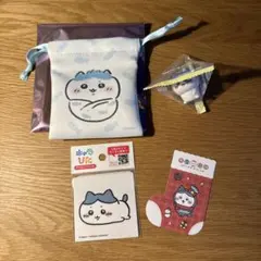 ちいかわ　ハチワレ　巾着　アイロンプリントシート　フィギュア