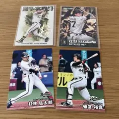 プロ野球チップスカード　オリックスバッファローズ21枚セット 2024・2025 プロ野球チップスカード【オリックスバファローズ】15枚