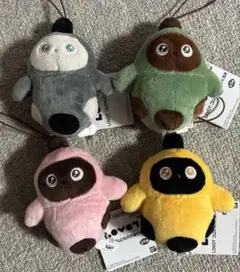 LOVOT ぬいぐるみ マスコット 4体セット 新品未使用タグ付き