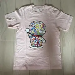 ドラえもん 村上隆 コラボ Tシャツ XS ピンクのサムネイル