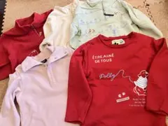 値下げ！used 女の子用　トレーナー 5点セット