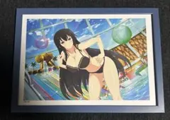 切抜 額装 A4サイズ シノビマスター 閃乱カグラ NEW LINK 神楽