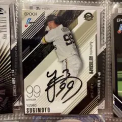 Topps NPB 杉本裕太郎 直筆サインカード 3/5 - メルカリ