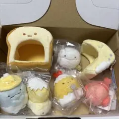 すみっコぐらし おそうざいパン ランチプレート ぬいぐるみセット すみっコぐらし おそうざいパン ランチプレート ぬいぐるみセット