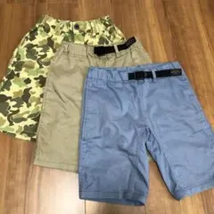 BREEZE ショートパンツ3点セット　130cm