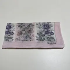 renoma 花柄ハンカチ