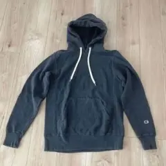 Champion リバースウィーブ　ダークグレー フード付きパーカー　Sサイズ