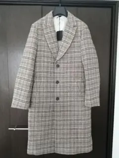 未使用　T-JACKET　ヴァージンウールカシミア　イタリア製チェスターコート