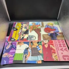 ONE PIECE カードダス マウスパッド ③ 8種セット バンダイ パッドダス From TV Animation ONEPIECE マウスパッド