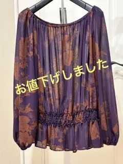Sov.シアー　オフショルダーブラウスのサムネイル