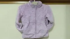 UNIQLO(ユニクロ) キッズフリースジャケット ラベンダー色 130cm