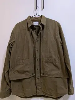 オリーブ ミリタリージャケット