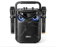 60W ハンドヘルドマイク ポータブル拡声器 PAシステム 音楽再生 エコー