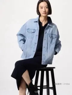 UNIQLO ユニクロ デニムオーバーサイズ ジャケット L