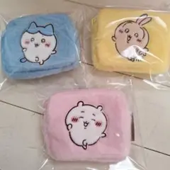 ちいかわ ふわふわミニポーチ❤︎ちいかわハチワレうさぎ3点セット