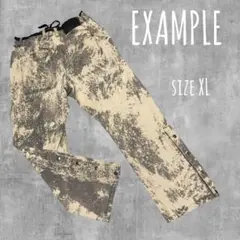 EXAMPLE BLEACHED DENIMSIDE BUTTONS PANTS