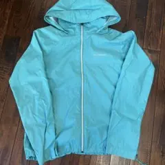 columbia 水色　シェルジャケット