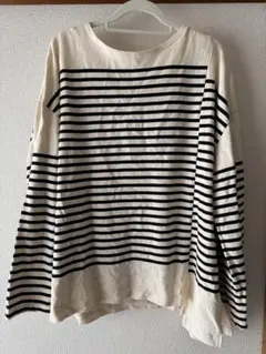 Chico ストライプ柄 長袖Tシャツ サイズF