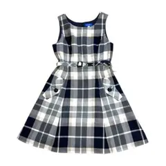 BLUE LABEL CRESTBRIDGE チェック柄 ノースリーブワンピース