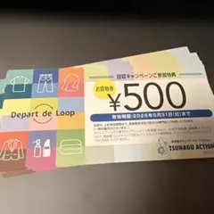 高島屋チケット500円割引券9枚のサムネイル