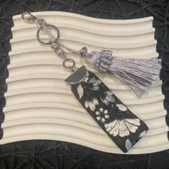 インド刺繍リボン チャーム キーホルダー ハンドメイド