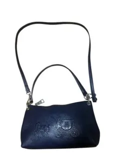 美品　コーチ　COACH 33521 ショルダーバッグ　ハンドバッグ　ネイビー