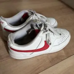 NIKE スニーカー ホワイト×レッド　25cm