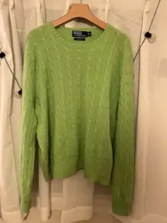 Polo by Ralph Lauren セーター　100%カシミヤ　黄緑