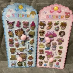 日焼けキティ クロミ マイメロ おしりシール 2枚セット 新作♡♡
