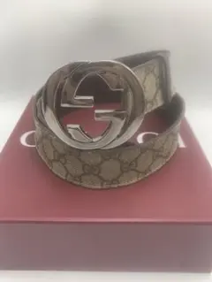 GUCCI グッチ ベルト GGスプリーム インターロッキングG メンズのサムネイル