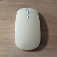 ワイヤレス マウス 無線 薄型 Bluetooth 小型 軽量 充電式　橙色