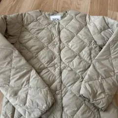 TAION タイオン ダウンコート ベージュ / L