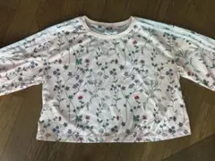 adidas Originals ボタニカル クロップドTシャツ 半袖 花柄