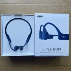 SHOKZ OPENRUN ブルー 骨伝導イヤホン