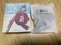 ラブブ PIN FOR LOVE イニシャル　アルファベット ペンダント　T