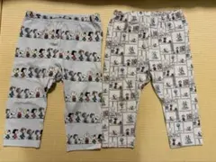 ユニクロ　スヌーピー柄　スパッツ レギンス　2点セット　110