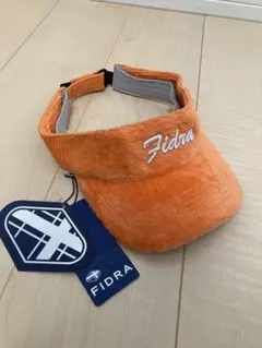 【新品】フィドラFIDRA/ボア×コールテンバイザー/サンバイザー★オレンジ♪★