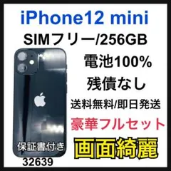 100% iPhone 12 mini 256 GB SIMフリー　本体