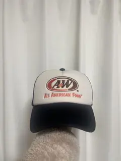 A&W 刺繍ロゴ キャップ