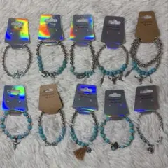 ハンドメイドブレスレット10点セット