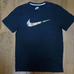 NIKEナイキ2014年 限定モデル国内品ビッグスウォッシュロゴTシャツ黒L美品
