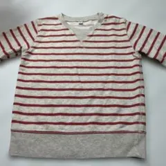 ボーダー柄 長袖カットソー 90cm