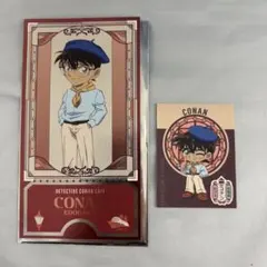 名探偵コナンカフェ 特典 ステッカー チケット風カード 江戸川コナン
