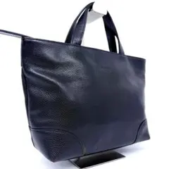 良品✨ ウンガロ トートバッグ ブラック レザー 黒 シンプル ハンドバッグ